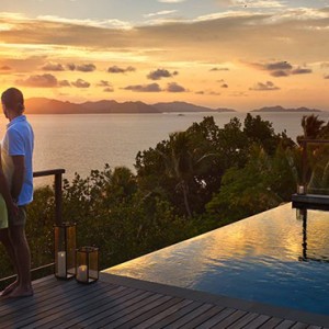 sunset 2 - six senses zil pasyon - luxury seychelles honeymoon packages