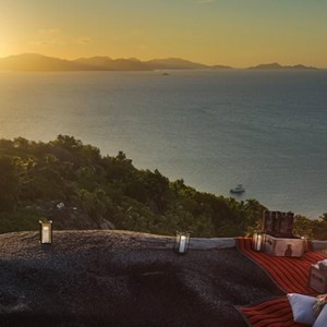 sunset 3 - six senses zil pasyon - luxury seychelles honeymoon packages