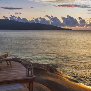 sunset - six senses zil pasyon - luxury seychelles honeymoon packages