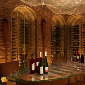 wine cellar - six senses zil pasyon - luxury seychelles honeymoon packages