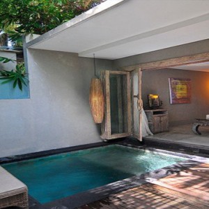 Blue Karma Seminyak - Luxury Bali Honeymoon packages - One bedroom room pool villa