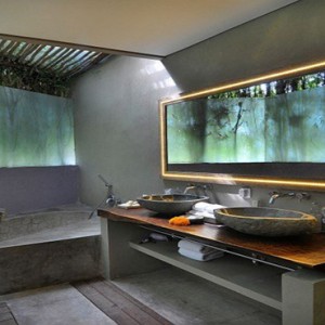 Blue Karma Seminyak - Luxury Bali Honeymoon packages - One bedroom room pool villa bathroom