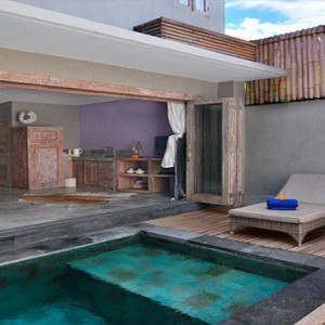 Blue Karma Seminyak - Luxury Bali Honeymoon packages - One bedroom room pool villa pool exterior