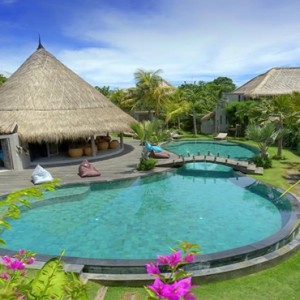 Blue Karma Seminyak - Luxury Bali Honeymoon packages - Restaurant Pool exterior