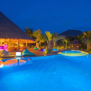 Blue Karma Seminyak - Luxury Bali Honeymoon packages - exterior at night