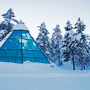 Kakslauttanen Arctic Resort - Luxury Finland Honeymoon Packages - Glass Teepee