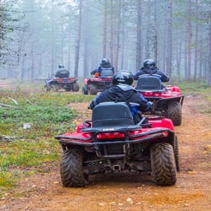 Kakslauttanen Arctic Resort - Luxury Finland Honeymoon Packages - Quad bike safari