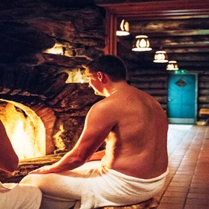 Kakslauttanen Arctic Resort - Luxury Finland Honeymoon Packages - smoke sauna