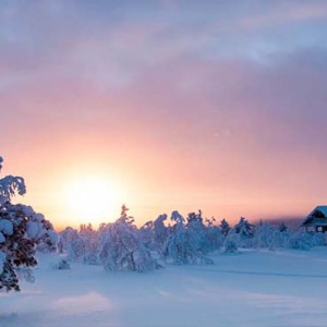 Kakslauttanen Arctic Resort - Luxury Finland Honeymoon Packages - snow