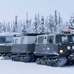 Kakslauttanen Arctic Resort - Luxury Finland Honeymoon Packages - snow tank safari