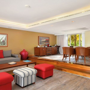 Mauritius Honeymoon Packages Shandrani Beachcomber Resort & Spa Senior Suite Living Area