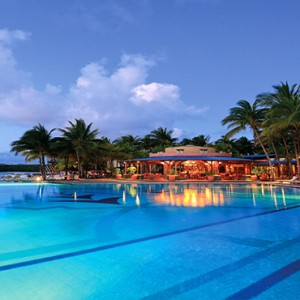 Mauritius Honeymoon Packages Shandrani Beachcomber Resort & Spa Pool At Night