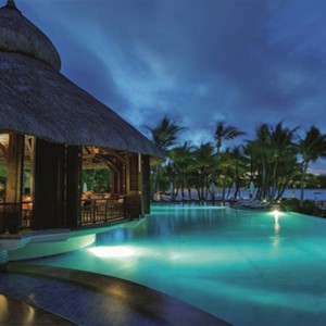 Mauritius Honeymoon Packages Shangri La's Le Touessrok Resort And Spa Sega Bar Exterior At Night