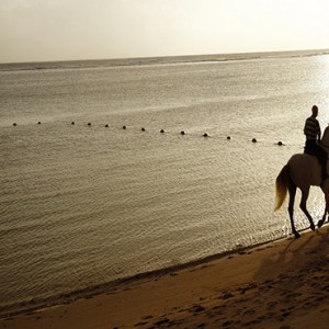 Mauritius Honeymoon Packages Shanti Maurice Resort & Spa Horse Riding On Beach