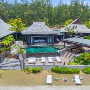 Mauritius Honeymoon Packages JW Marriott Mauritius Resort Villa Aerial View