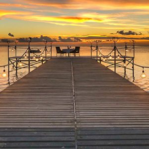 Mauritius Honeymoon Packages Maradiva Villas Resort & Spa Jetty Sunset