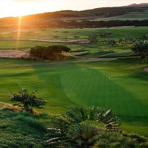 Mauritus Honeymoon Packages Heritage Awali Golf & Spa Resort Sunset View Over The Golf Course