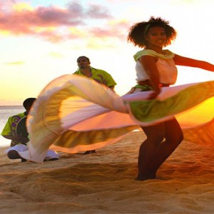 Outrigger Mauritius Beach Resort - Luxury Mauritius Honeymoon Packages - beach dance