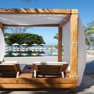 Outrigger Mauritius Beach Resort - Luxury Mauritius Honeymoon Packages - pool cabanas