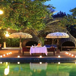 Amarterra Villas Bali Nusa Dua - Luxury Bali Honeymoon Packages - Private dining