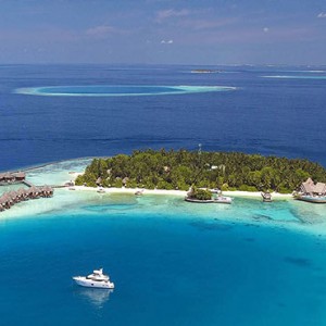 Baros Maldives - Luxury Maldives Honeymoon Packages - Aerial view