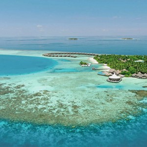 Baros Maldives - Luxury Maldives Honeymoon Packages - Aerial view1