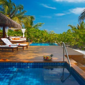 Baros Maldives - Luxury Maldives Honeymoon Packages - Baros Premium Pool Villas deck