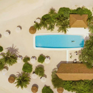 COMO Cocoa Island Maldives Honeymoon Packages Aerial View5