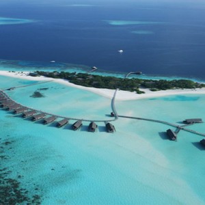 COMO Cocoa island - Luxury Maldives Honeymoon Packages - aerial view