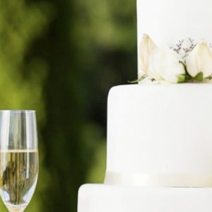 Cake And Champagne Ikos Olivia Resort Greece Honeymoons