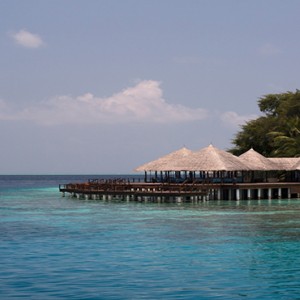 Coco Bodu Hithi - Luxury Maldives Honeymoon Packages - Aqua restaurant exterior3