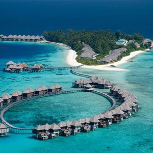 Coco Bodu Hithi - Luxury Maldives Honeymoon Packages - aerial view