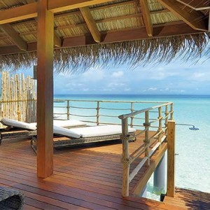 Constance Moofushi - Luxury Maldives Honeymoon Packages - Senior Water Villa deck