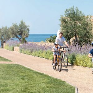 Cycling Ikos Olivia Resort Greece Honeymoons