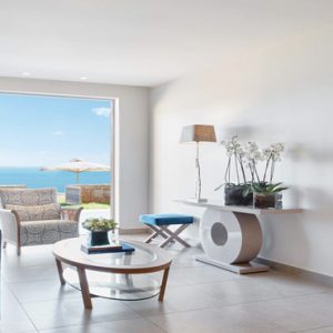 Deluxe Two Bedroom Bungalow Suite Beachfront Ikos Olivia Resort Greece Honeymoons