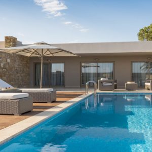 Deluxe Two Bedroom Bungalow Suite With Private Pool1 Ikos Olivia Resort Greece Honeymoons