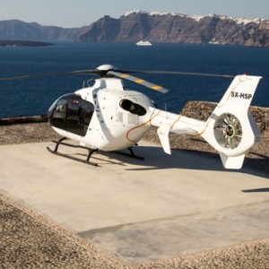 Greece Honeymoon Packages Ambassador Hotel Santorini Helicopter