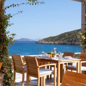 Greece Honeymoon Packages Daios Cove Greece Dining 4