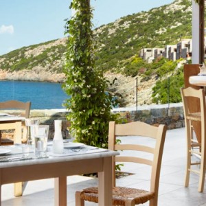 Greece Honeymoon Packages Daios Cove Greece Dining 7