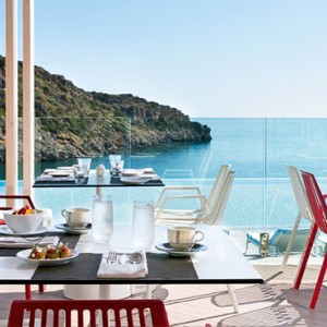 Greece Honeymoon Packages Daios Cove Greece Dining 9