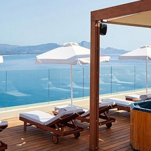 Greece Honeymoon Packages Lindos Blu Hotel Beach 2