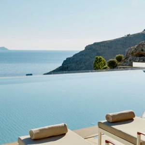 Greece Honeymoon Packages Lindos Blu Hotel Loungers