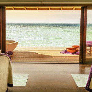 Hurawalhi Island - Luxury Maldives Honeymoon Packages - spa treatment room