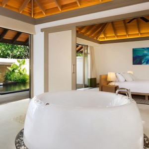 JA Manafaru - Luxury Maldives Honeymoon Packages - One bedroom beach suites with private pools bathroom1