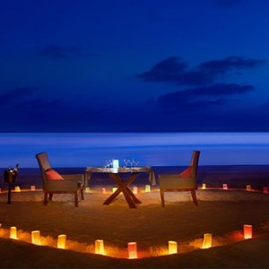 JA Manafaru - Luxury Maldives honeymoon packages - candlelit dining