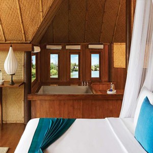 Jetwing Vil Uyana - Luxury Sri Lanka Honeymoon Packages - Marsh Dwelling with pool interior1