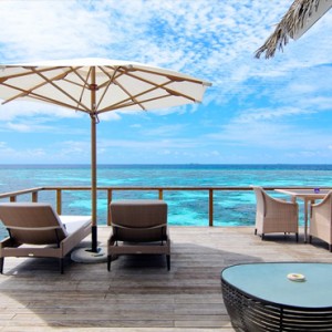 Kandolhu Maldives - Luxury Maldives Honeymoon Packages - Ocean Villa deck view