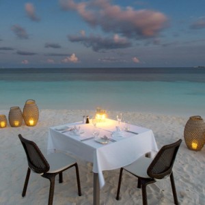 Kandolhu Maldives - Luxury Maldives Honeymoon Packages - Private dining1