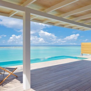 Kuramathi Maldives - Luxury Maldives Honeymoon Packages - Pool villa Pool and Ocean view