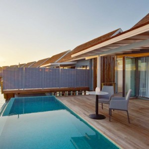 Kuramathi Maldives - Luxury Maldives Honeymoon Packages - Thundi Water Villa with Pool exterior